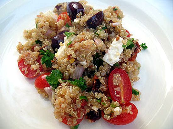 Quinoa, Tomato and Feta Salad