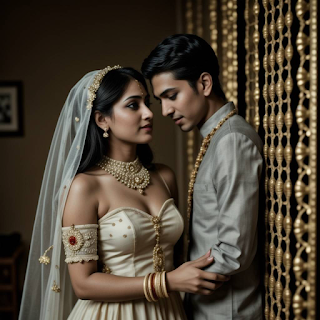 Bengali bride and groom