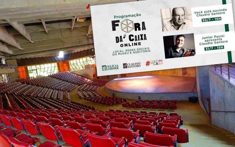 Conheça mais sobre Claudio Santoro na programação virtual deste fim de semana do Museu Felícia Leirner e Auditório Claudio Santoro, instituições da Secretaria de Cultura e Economia Criativa do Governo do Estado de São Paulo, geridas pela ACAM Portinari.