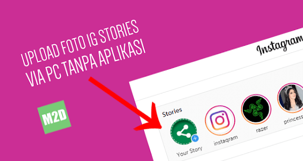 Upload Instagram Stories via Laptop