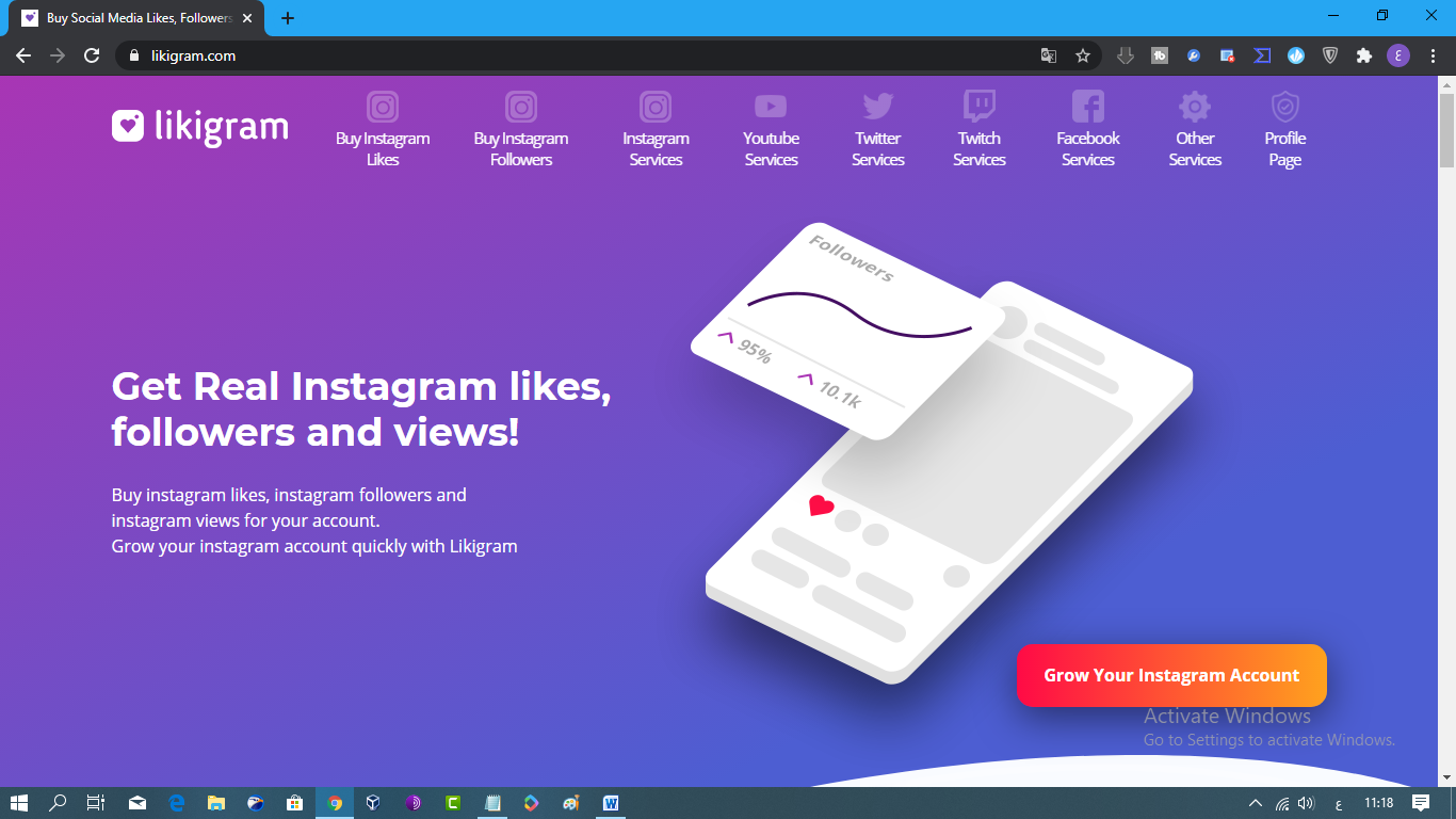 موقع Likigram لشراء متابعين أنستغرام