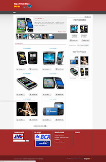 homepage template kanggo blonjo