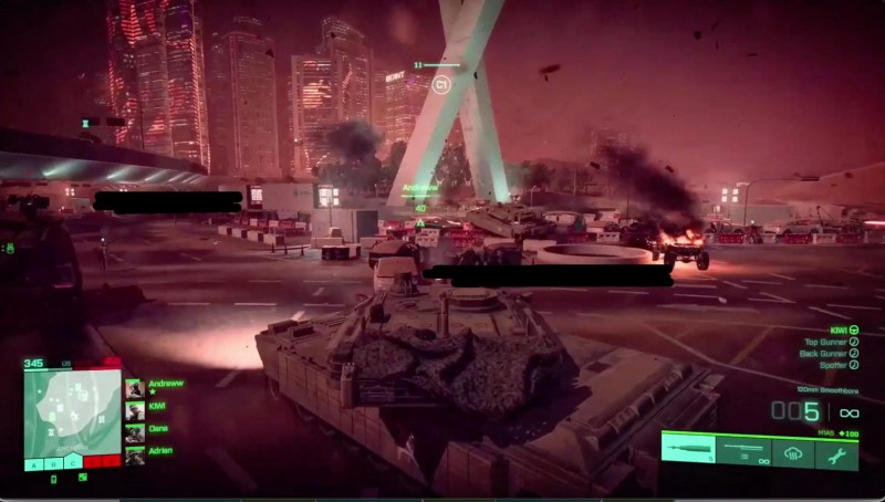 Gameplay screenshots of the next Battlefield