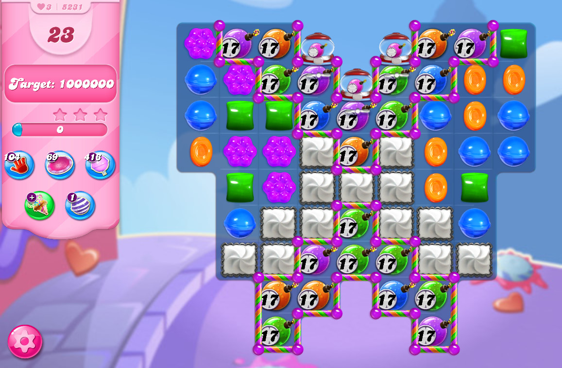 Candy Crush Saga level 5231