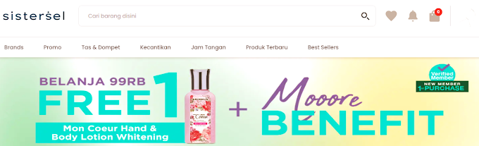 FREE ONGKIR DAN FREE GIFT BELANJA DI SISTERSEL