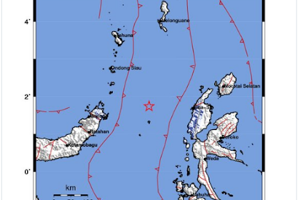 Breaking News! Sehabis Merapi, Sekarang Gempa M 4,7 Guncang Sulawesi Utara