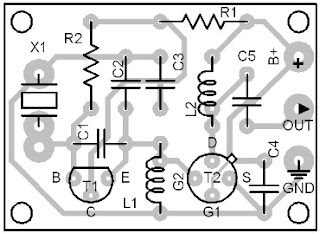 Parts-Placement-Layout-48-MHz-Clock-Generator