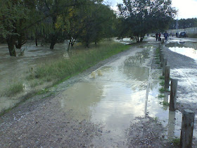 Crecida del río Gállgo 21/10/2012 riada Zaragoza