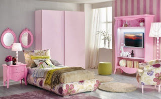 Dormitorio infantil rosa