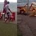 Temporal arrasta cadeiras de plástico em praia de Salvador; veja vídeo