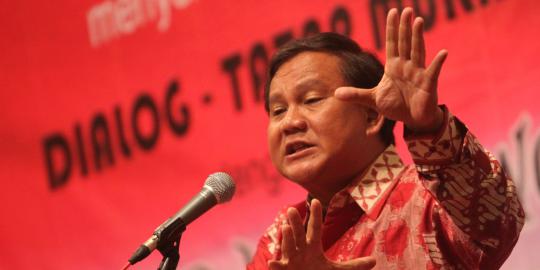 Prabowo sayangkan Teten Masduki cuma jadi cawagub Jabar