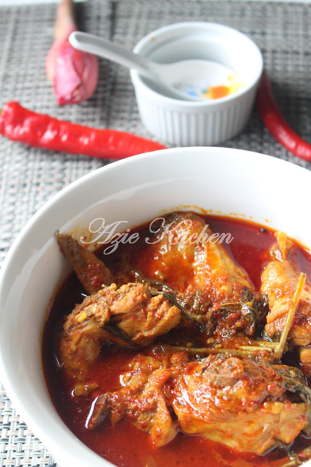 Masak Asam Pedas Ayam - Azie Kitchen