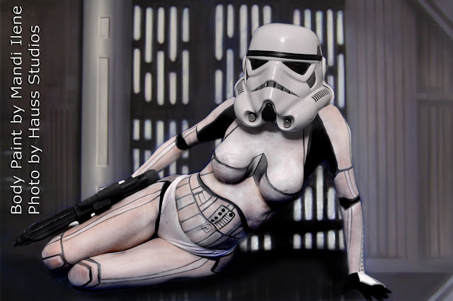 mandi ilene star wars body paint