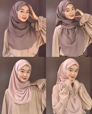 Style gaya hijab kekinian ala Malaysian sederhana