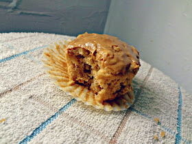 Peanut Butter Banana Oat Muffins