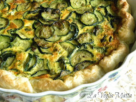 quiche con zucchine e ricotta di pecora