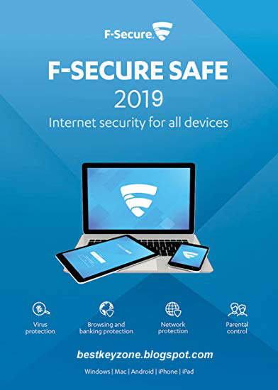 F-Secure SAFE Free License Key 2019 for 1 Year- 5 Devices