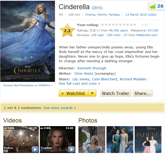 cinderella full movie online