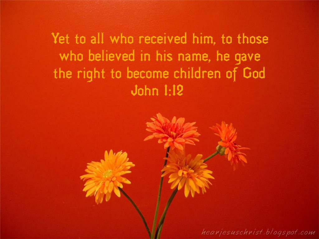 Christian Wallpapers: Bible Verse Wallpaper - John 1:12