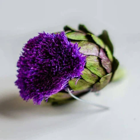 Handmade Paper Artichoke Brooch