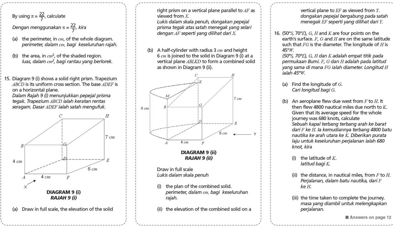 Soalan Percubaan Spm 2019 Matematik Tambahan - Selangor r