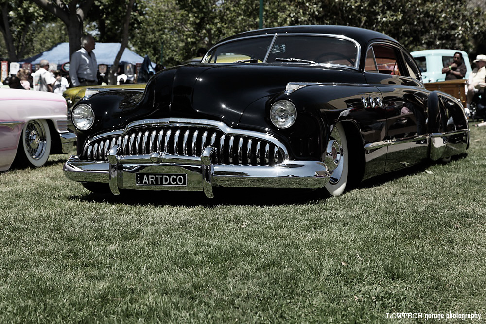 Another highlight was the chopped 1949 Buick Sedanette Art Deco below 
