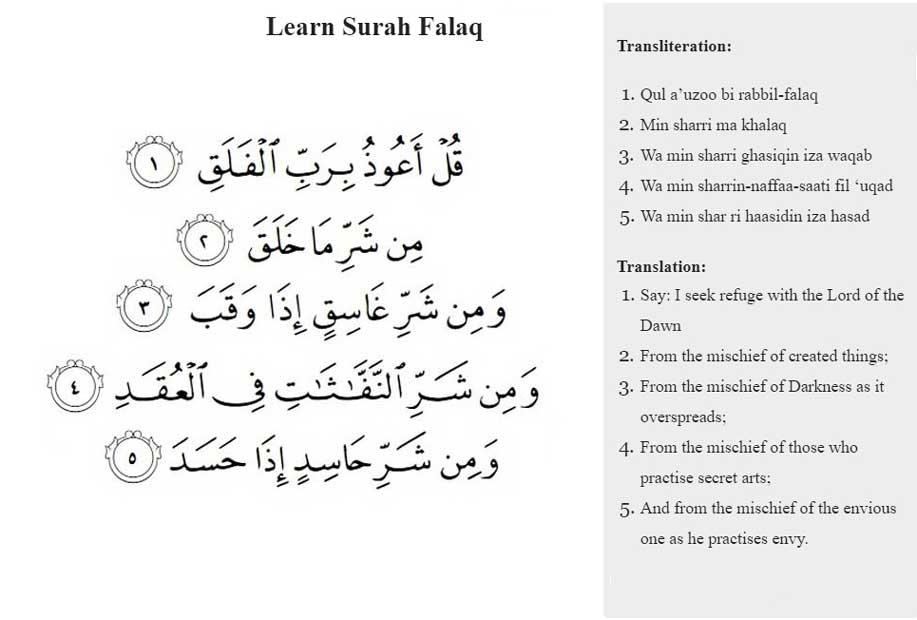 Ihya al Islam - Surah Falaq