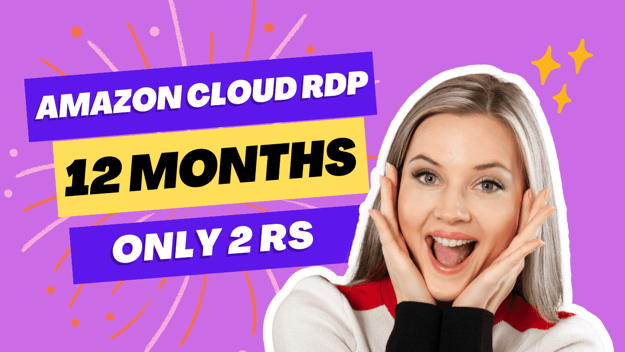 Create Amazon Cloud RDP 12 Months