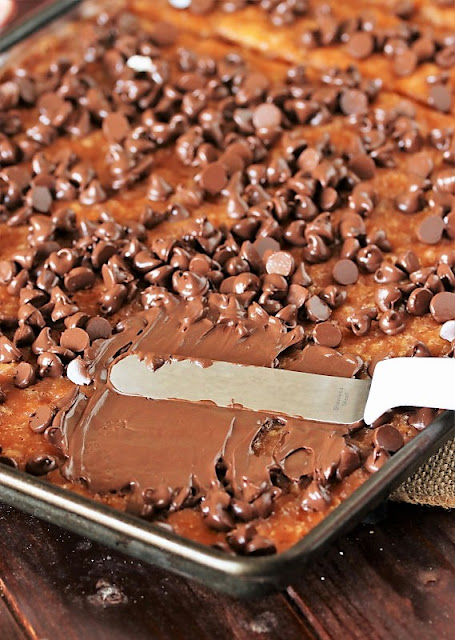  add this one to your Christmas baking list Peppermint Saltine Cracker Toffee  {aka  Peppermint Christmas Crack}