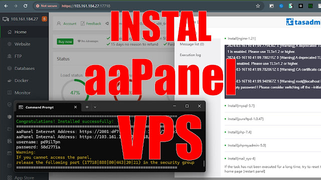 Cara Instal aaPanel di VPS Ubuntu