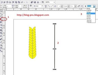 Tutorial Cara Buat Logo Padi dan Kapas blog pns com