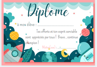 diplomes pour enfants au maternelle