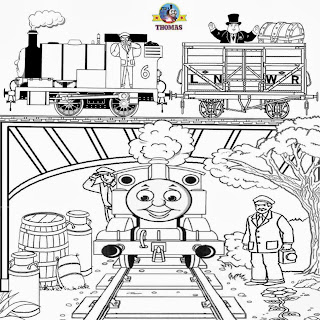 October activities Thomas & friends Percy train Halloween coloring book printables for kids to color