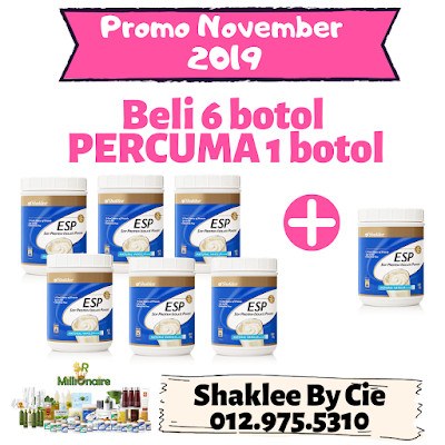 Promosi Shaklee November 2019