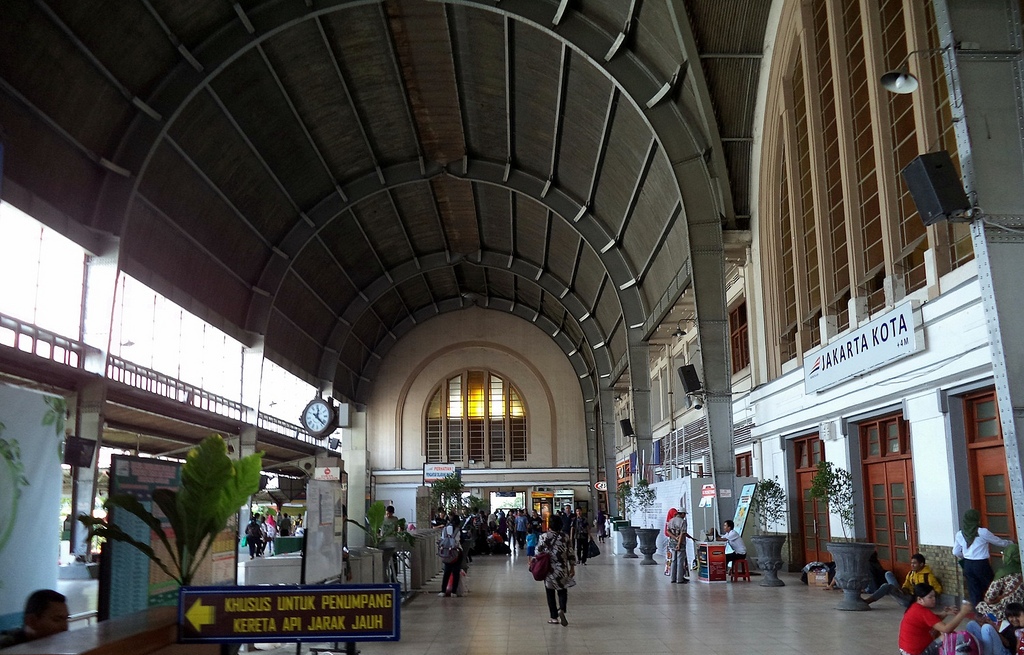 Stasiun Jakarta Kota  THE COLOUR OF INDONESIA