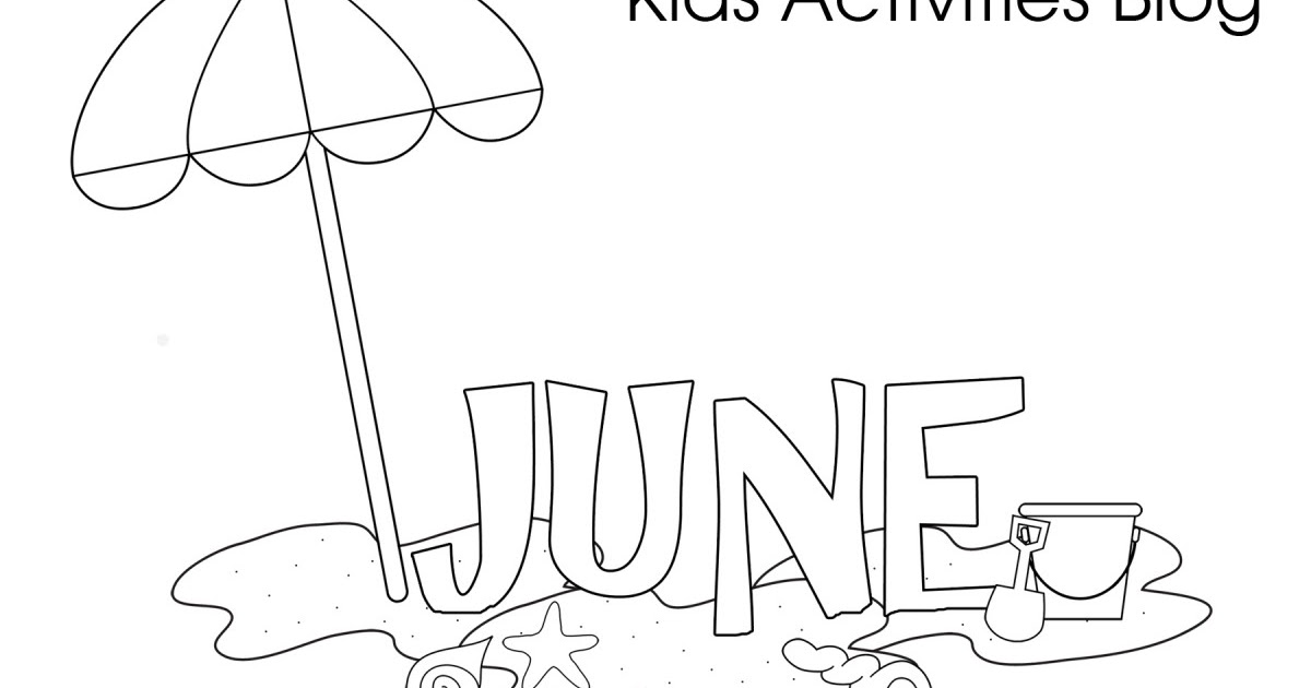 June Coloring Pages ~ Cute Printable Coloring Pages