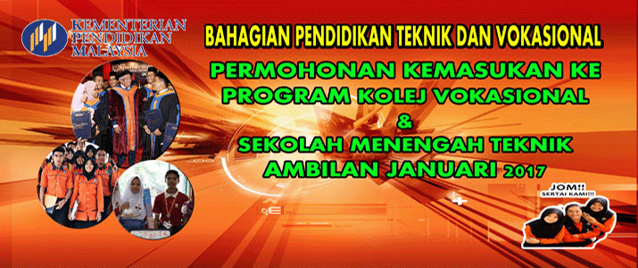 Permohonan Ke Kolej Vokasional dan Sekolah Menengah Teknik 