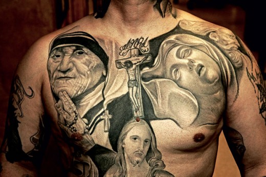 16 Outstanding Chest Plate Tattoo Designs For 201112 chest plate tattoos