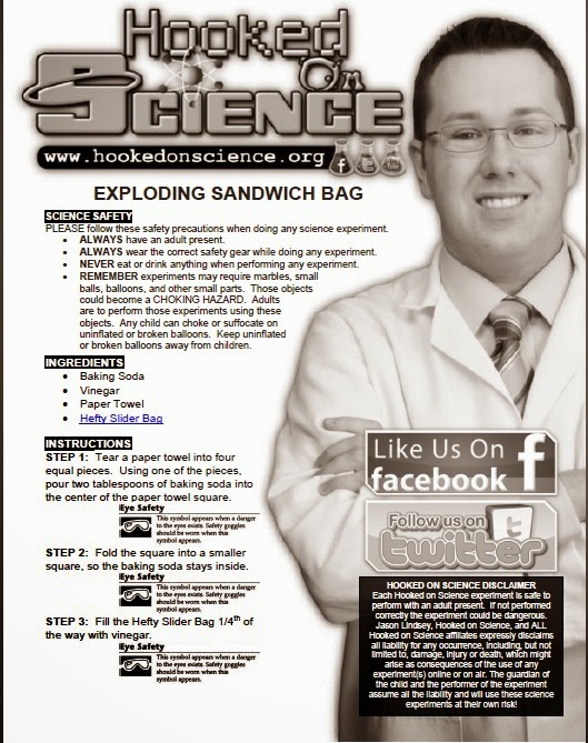 Jason Lindsay, hooked on science, homeschool, science experiment