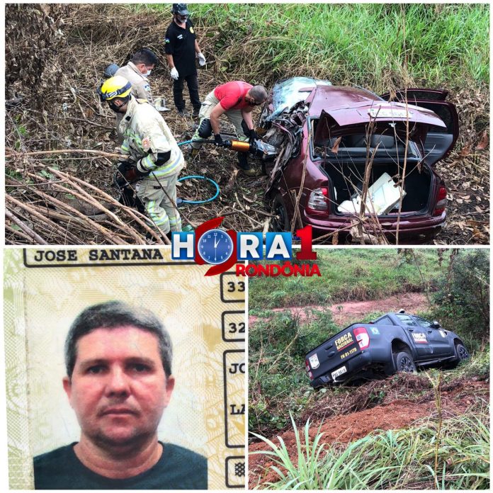 URGENTE: Viatura da Força Nacional faz ultrapassagem em local proibido e colide contra carro matando motorista na BR 364