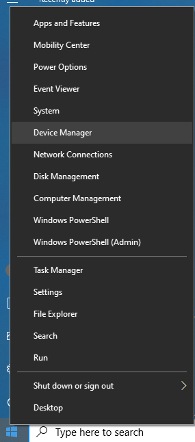 How to Open device manager