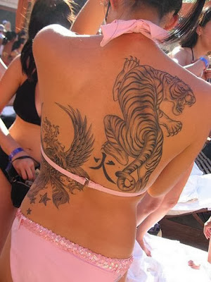 O que significa Tatuagens Femininas de Tigre