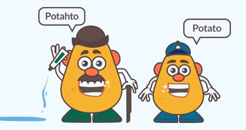 Potatohead Says Potato Friend Says Potahto