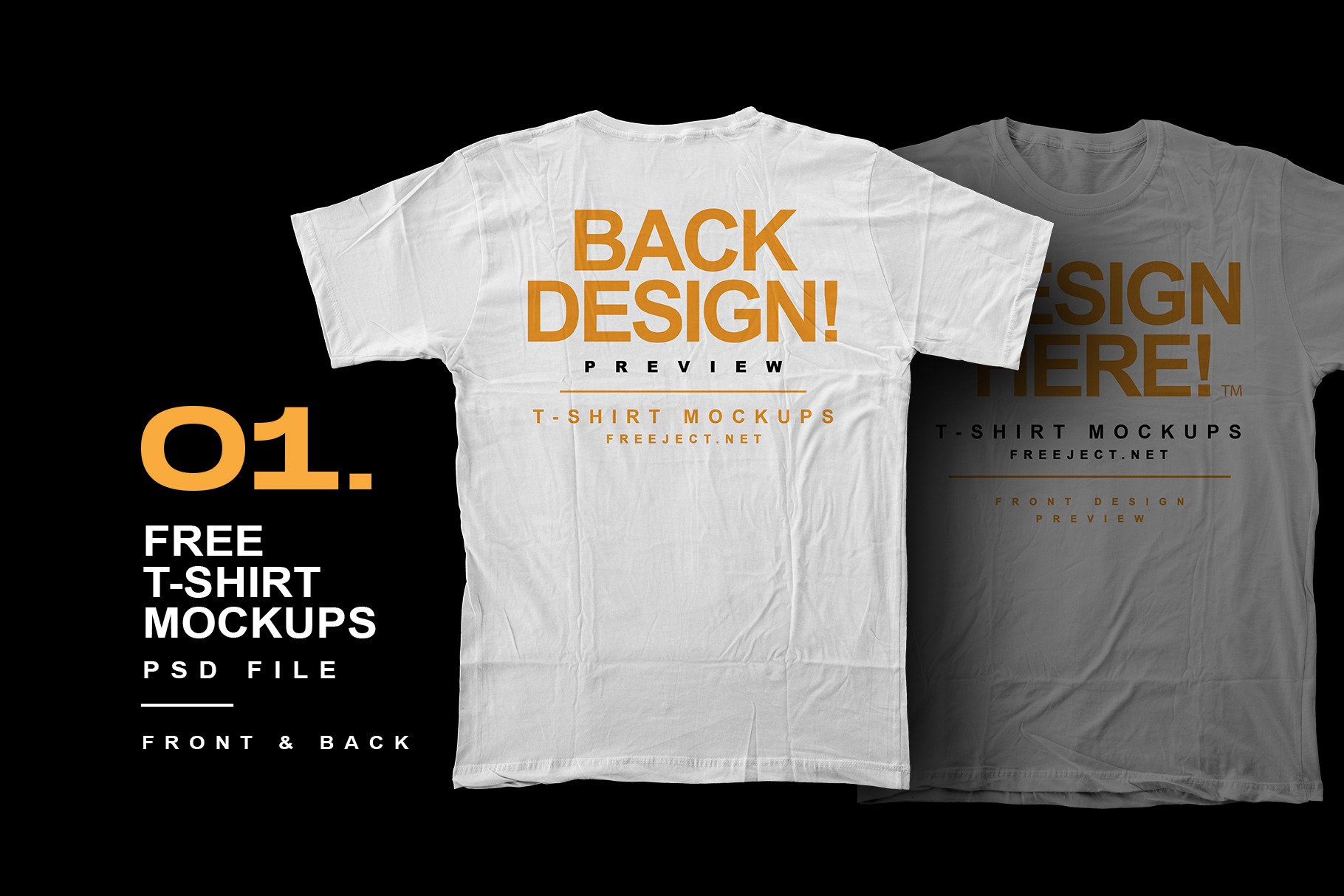 Download Free Download T Shirt Mockups Design Psd File