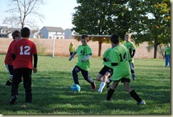 Last soccer game--October 15