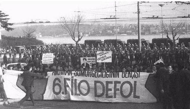 10 Şubat 1969- İstanbul'da 6. Filo Protestosu