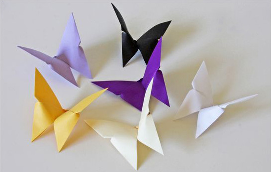 Cara Membuat  Kupu kupu dengan Teknik Origami  Inspirasi 