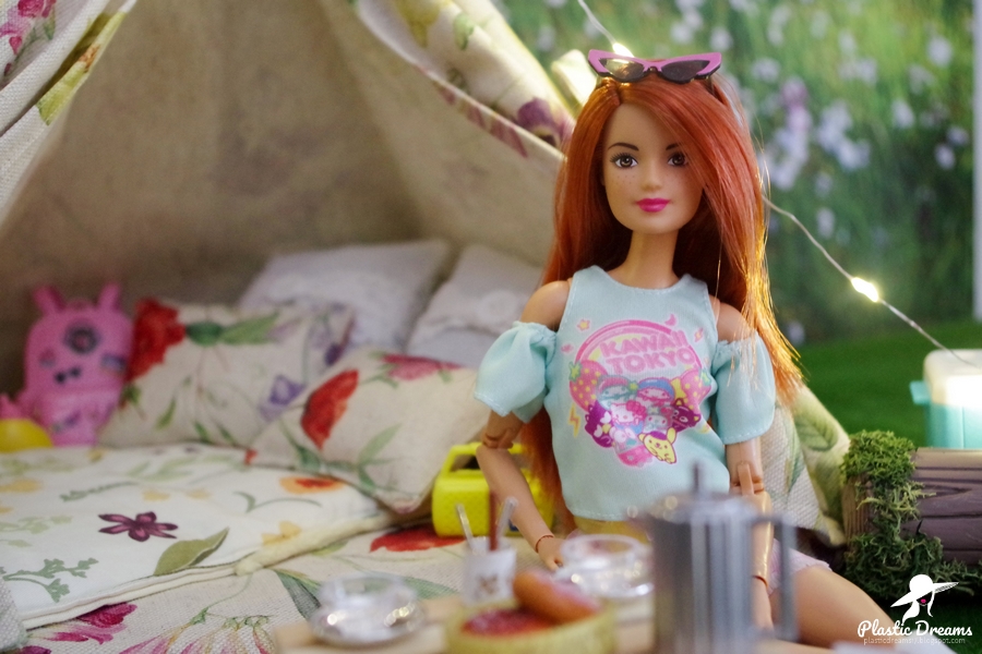 barbie et ken en camping