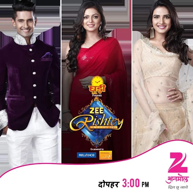 Zee Anmol telecast 'Zee Rishtey Awards 2015' Show on 24 January 2016