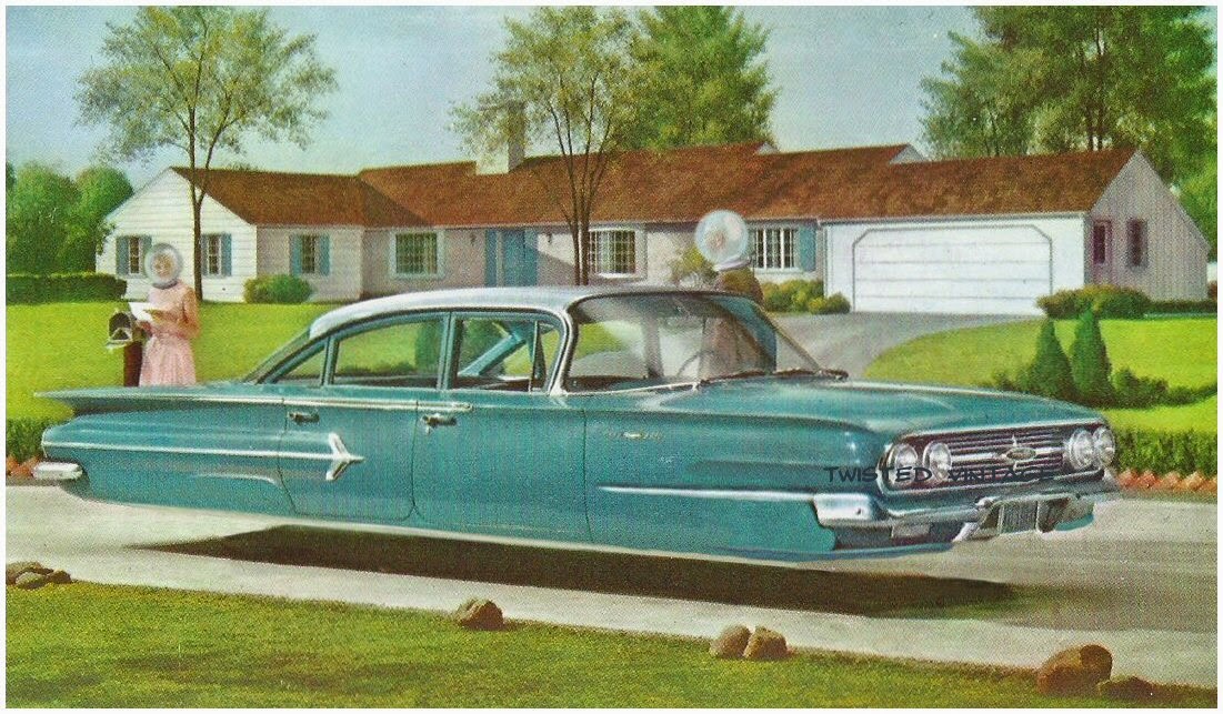 Hover Car Postcard